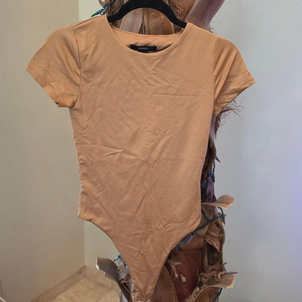 Forever 21 Women's Tan/Bronze Bodysuit